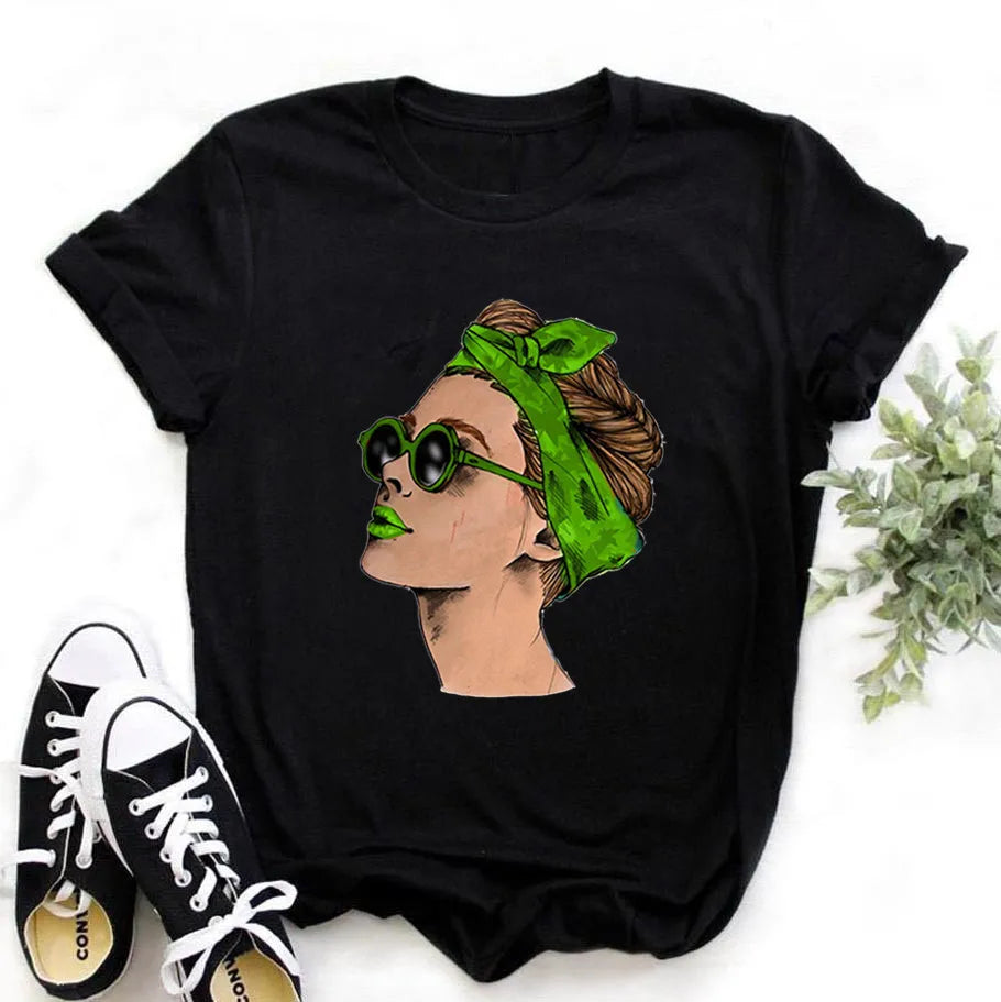 Dragon Print Women T-shirt