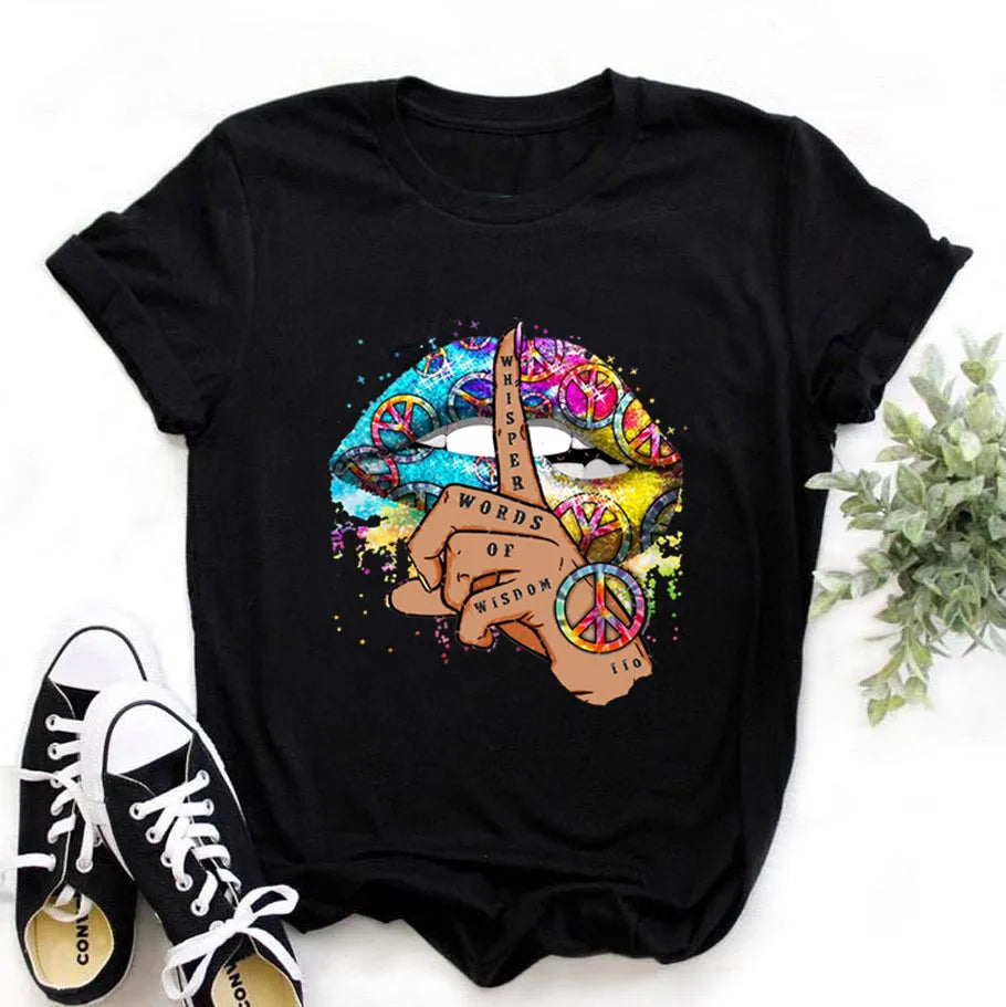 Dragon Print Women T-shirt