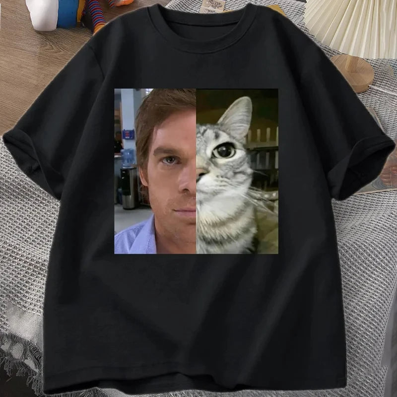 Dexter Morgan Cat T-shirts