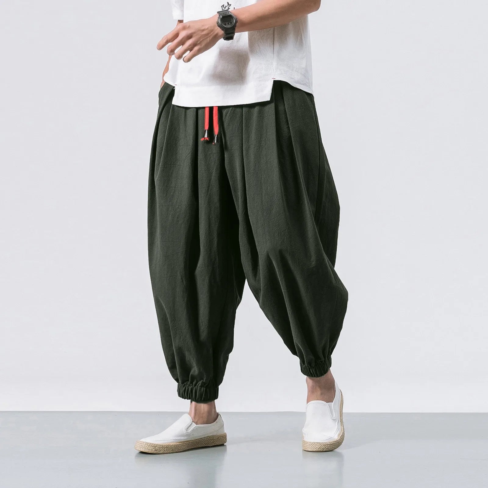 New Oversize Men Loose Harem Pants