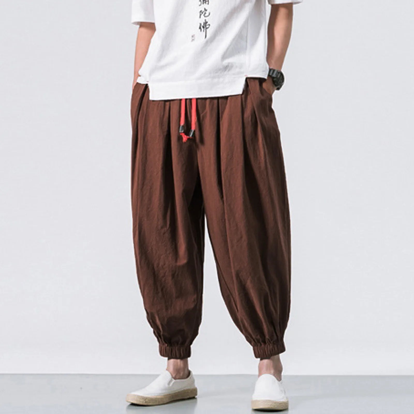 New Oversize Men Loose Harem Pants