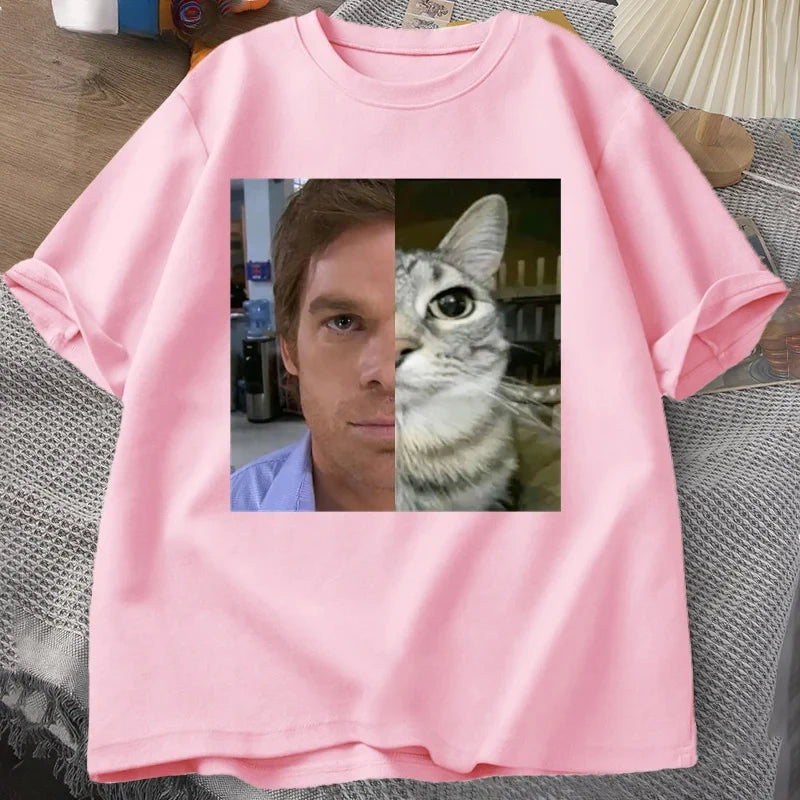 Dexter Morgan Cat T-shirts
