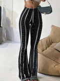 Women Pants Retro Print
