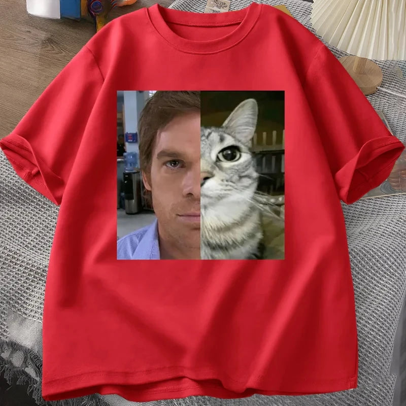 Dexter Morgan Cat T-shirts