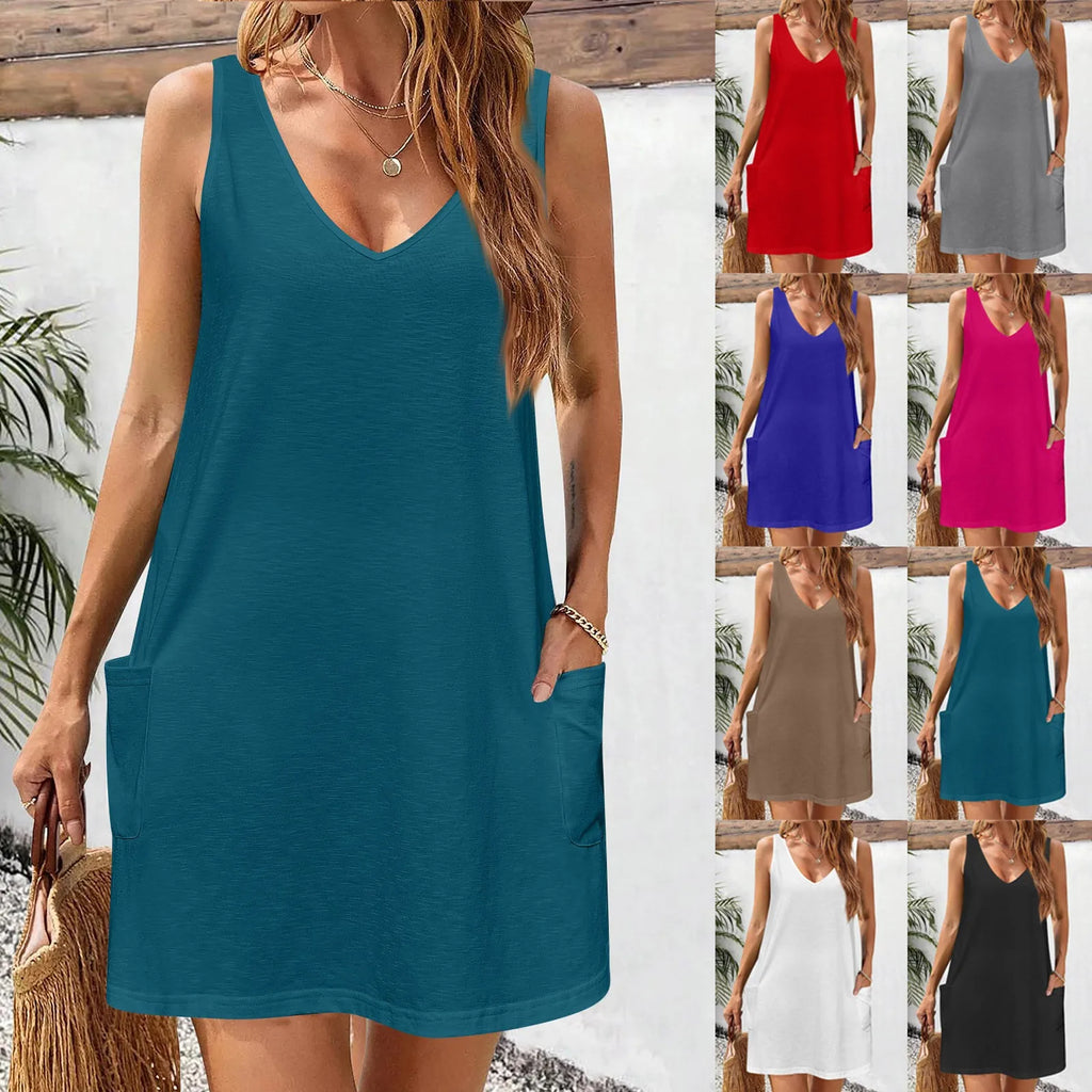 Swing T-Shirt Dresses Beach