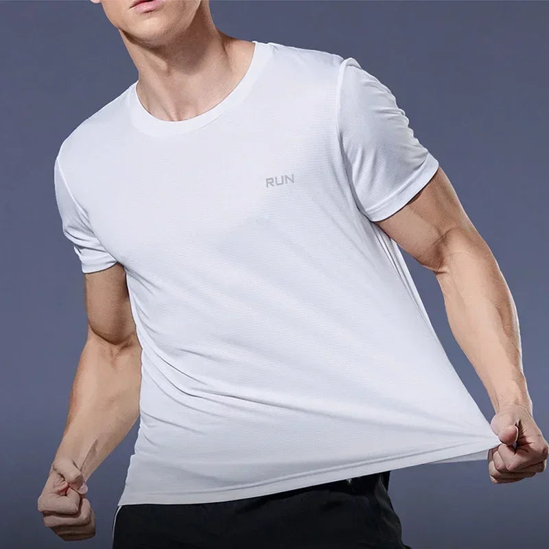 Summer High Elastic t-Shirt Men