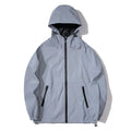 Jackets Double Fabric Windbreaker Hooded Jacket