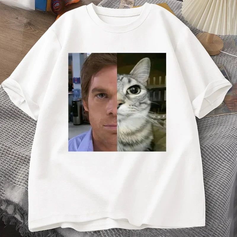 Dexter Morgan Cat T-shirts