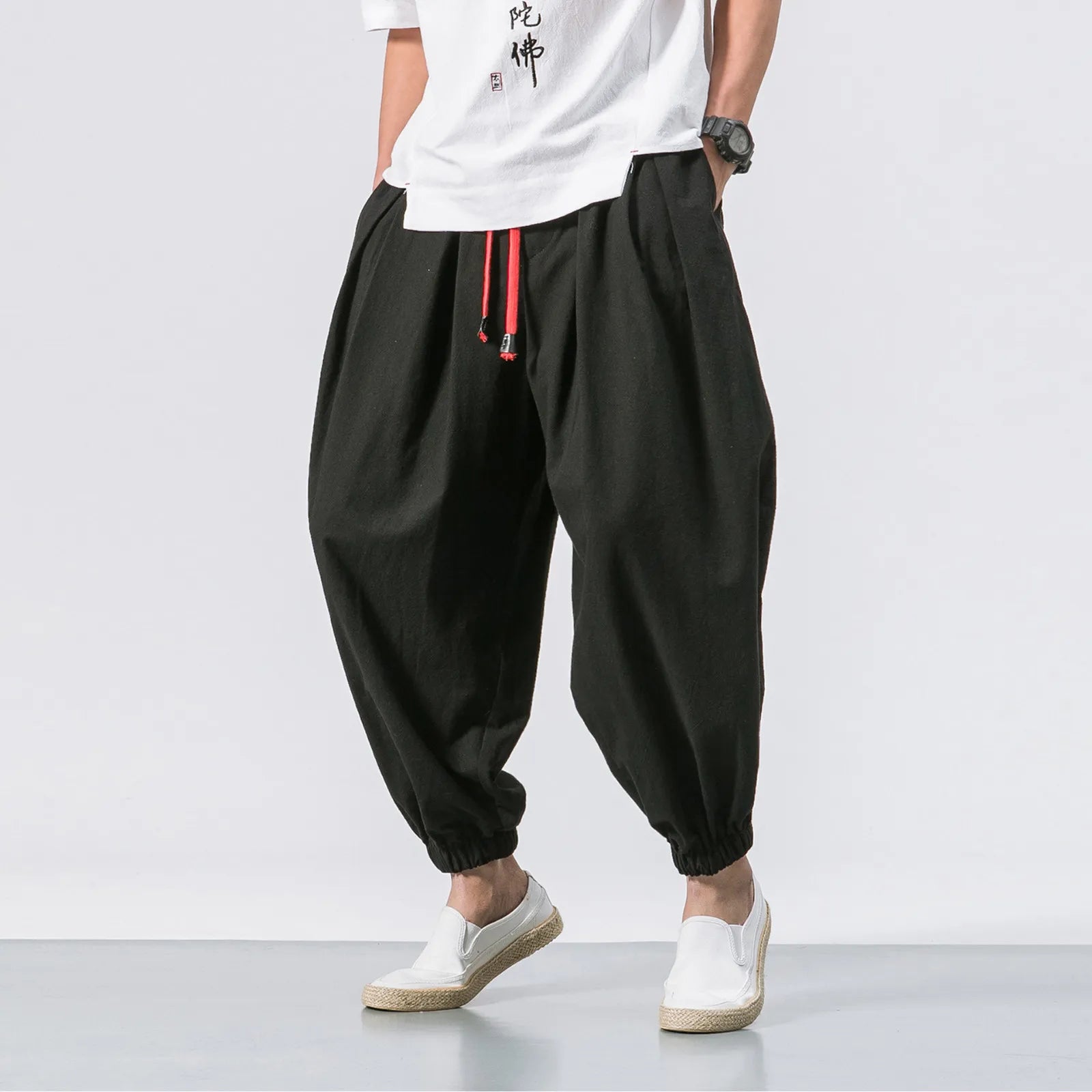 New Oversize Men Loose Harem Pants