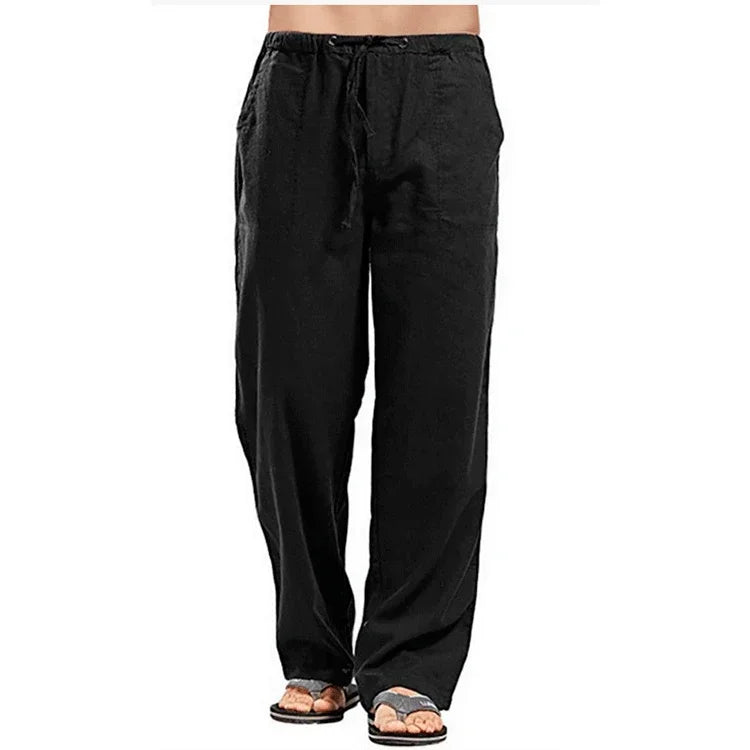 Breathable Linen Trousers Male