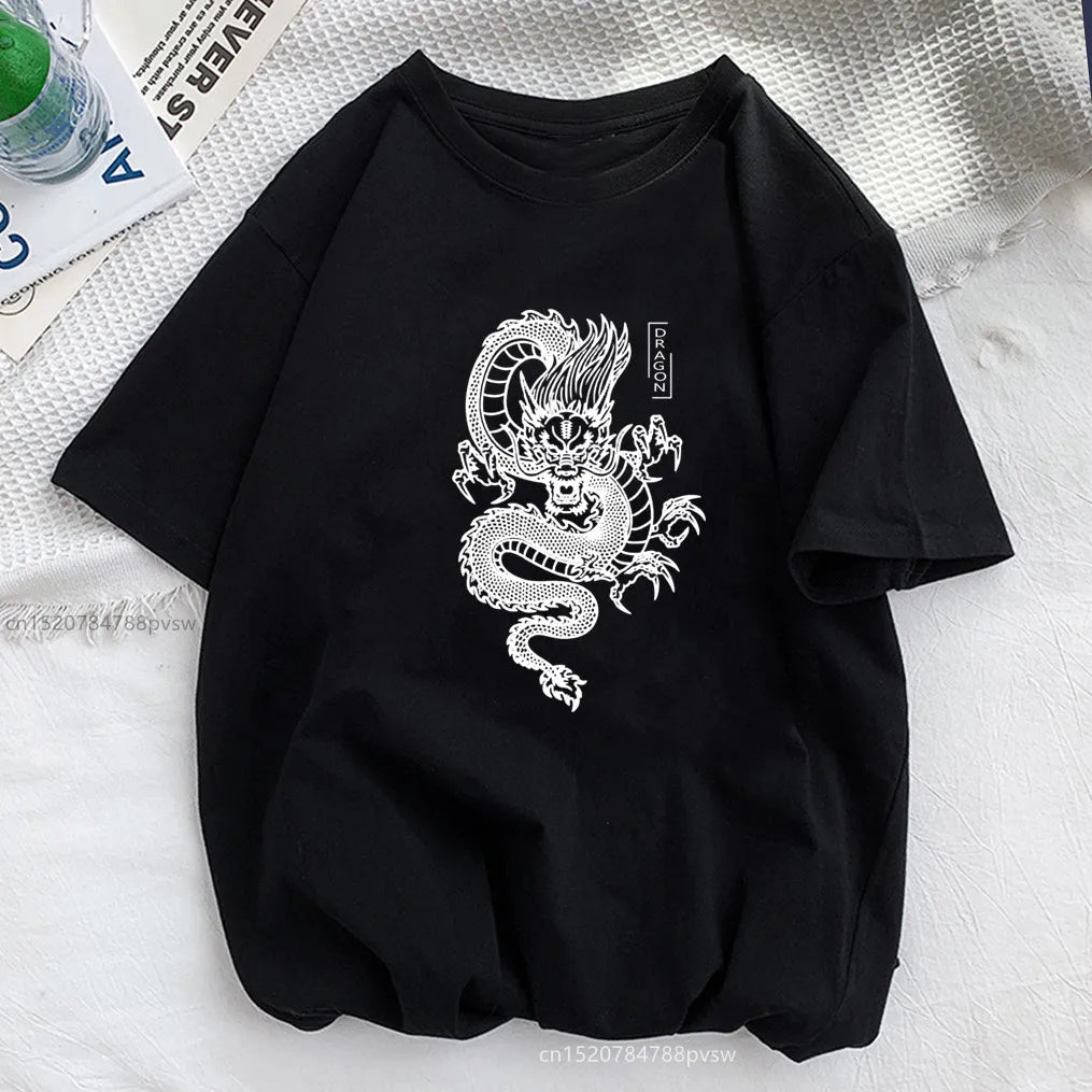 Dragon Print Women T-shirt