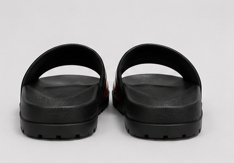 Gucci Men's  Signature Luxe Slides Sandals