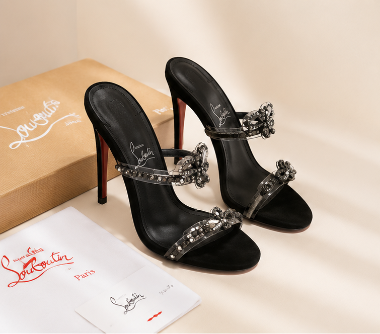 Christian Louboutin Crystal Elegance Heels ✨